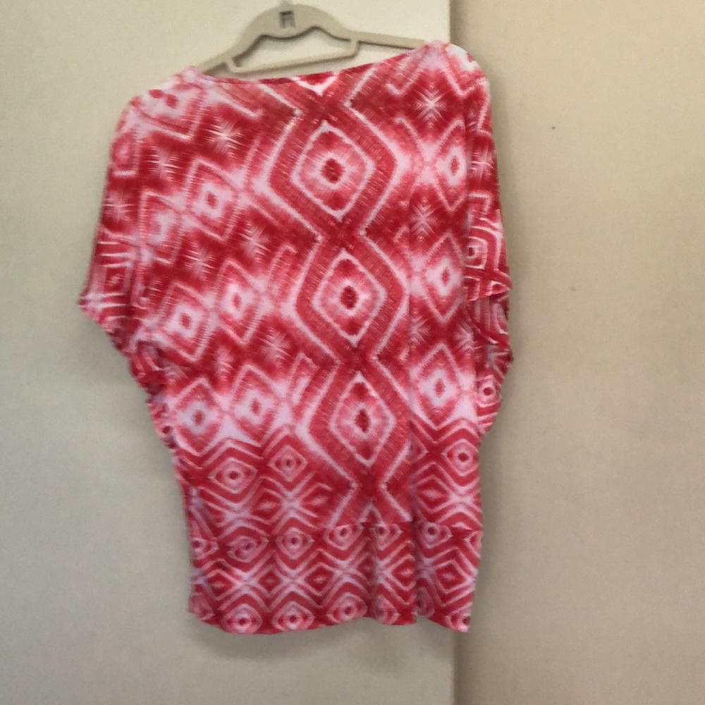 Chico’s Diamond Deluxe Boxy Tee Shirt - Picture 2 of 6